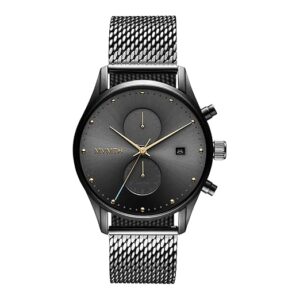 MVMT Voyager Qtz Multifunction Grey Round Dial Men's Watch|Stainless Steel Material|Grey Color Band - 28000175