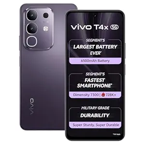 VIVO T4x (Pronto Purple, 6GB + 128GB)